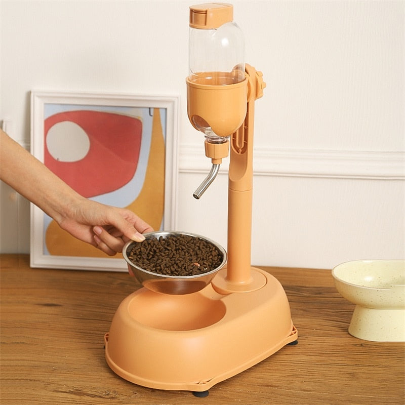 Anti-Spill Pet Water Dispenser & Feeder Bowl – Vesko™