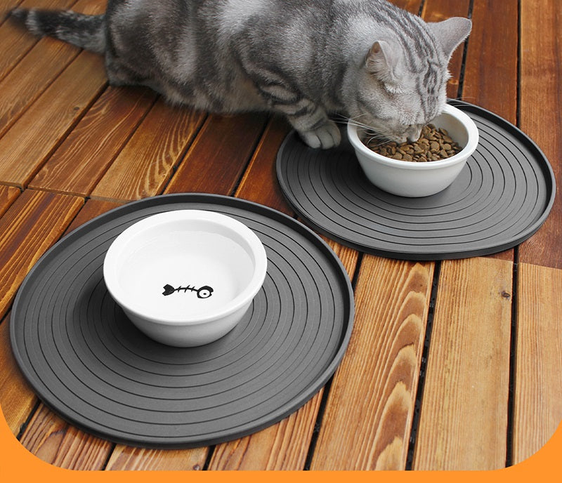 Silicone Pet Feeding Mat – Round, Non-Slip Design – Silvex™