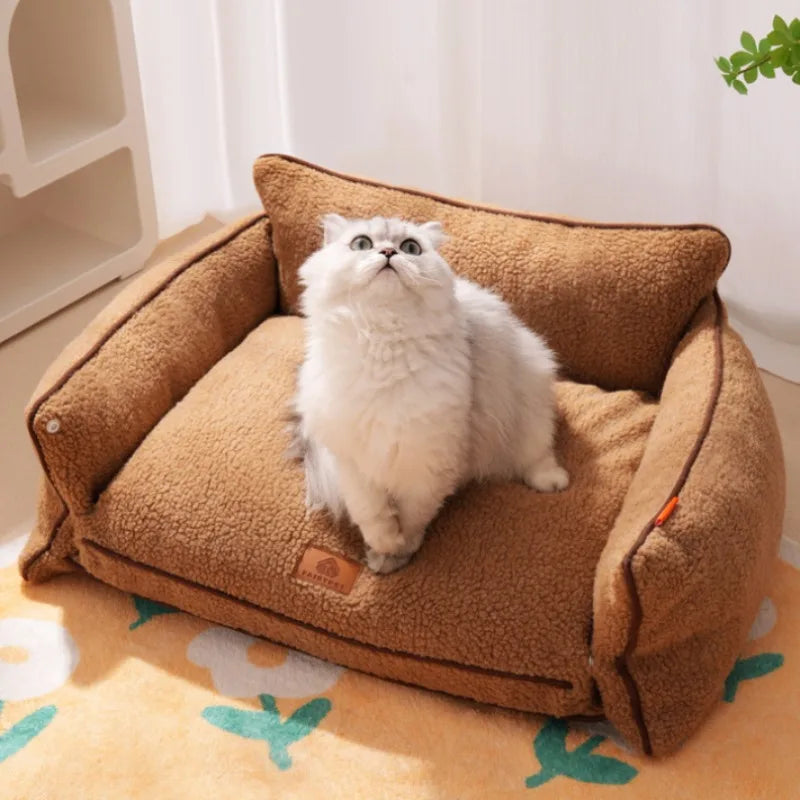 Cotton Pet Sofa Bed with Hand-Wash Care – Kenels