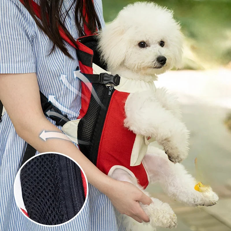 Kangaroo Pouch Pet Carrier Backpack, Canvas Front Carry – Kelby™