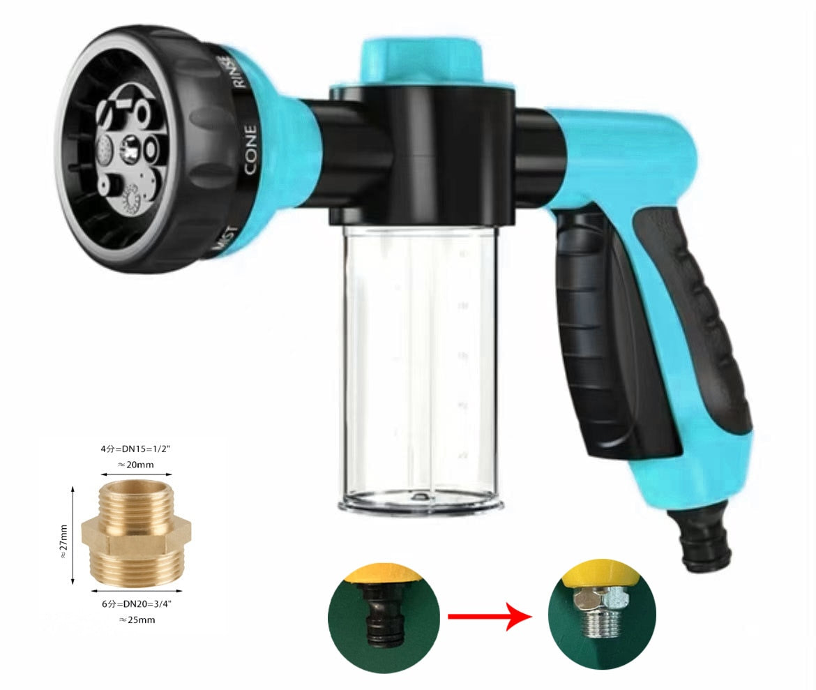Pet Bath Shower Sprayer with Shampoo Dispenser – Rinsly™