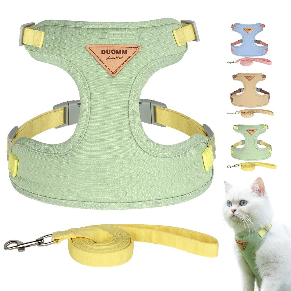 Chest Harness, Collar & Leash Set for Small to Medium Dogs – Barklow™