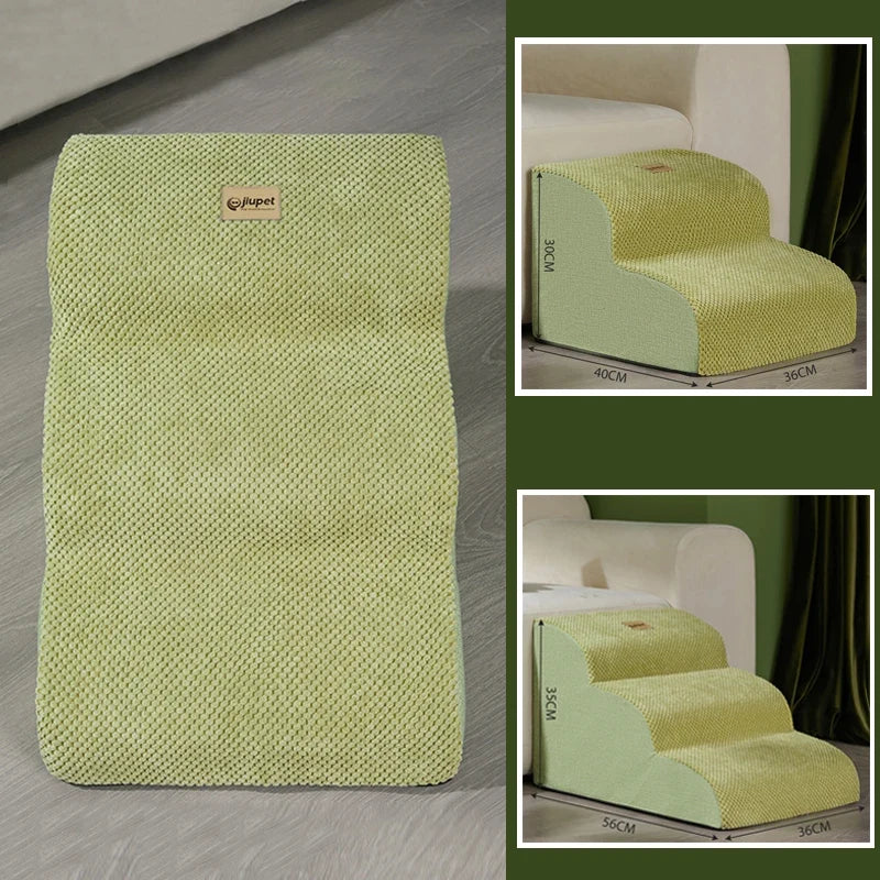 Memory Foam Pet Stairs for Beds & Sofas, 2 or 3 Steps – Rungo™