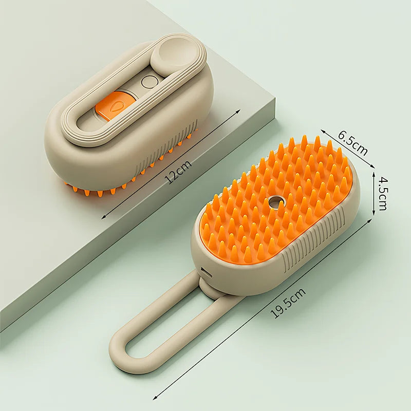 Steam Pet Grooming Brush – Hair Remover for Dogs & Cats – Steamzo™