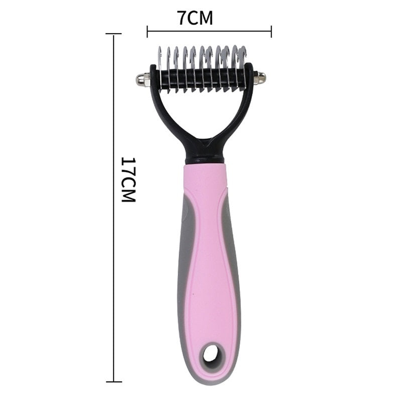 Stainless Steel Pet Deshedding Comb for Dogs & Cats – Detanglo™