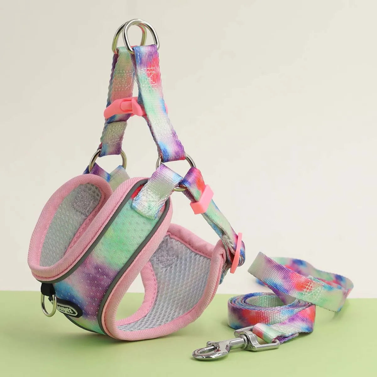 Soft Polyester Collar and Leash Set for Dogs and Cats – Kivora™