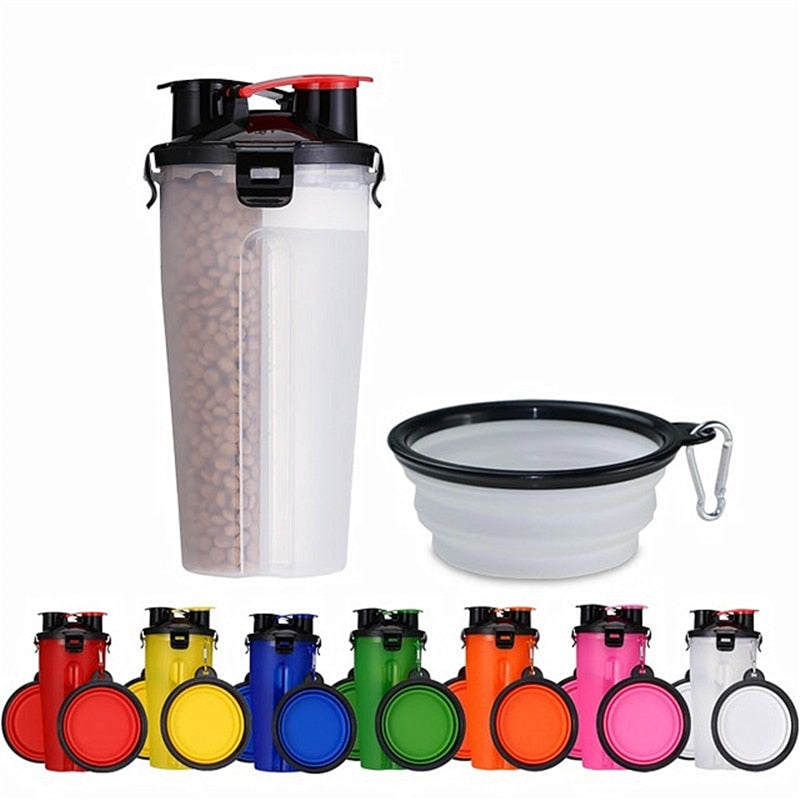 3-Piece Pet Feeding Kit with Portable Water & Food Bottle – Muncho™