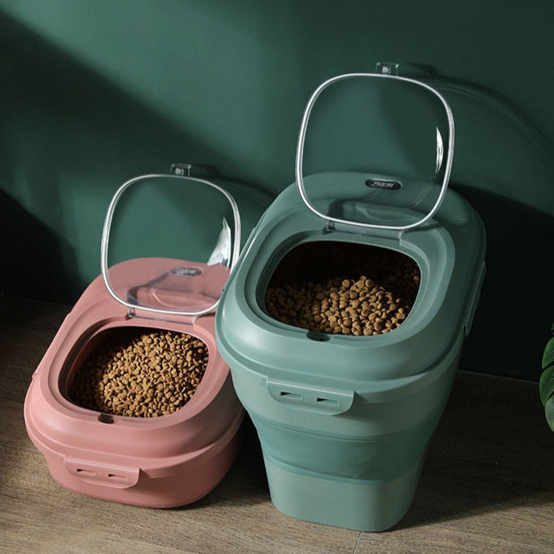 Foldable Airtight Pet Food Storage Container – Grainkeep™