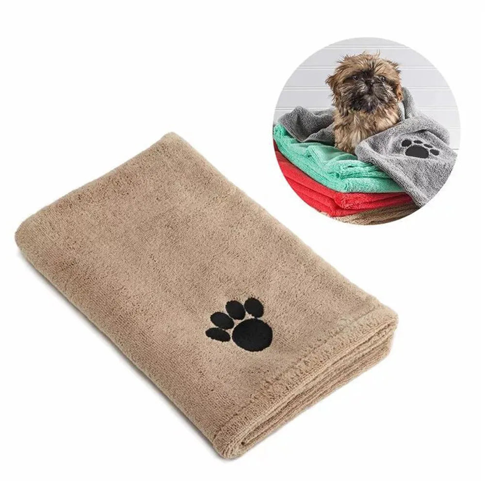 Ultra-Absorbent Microfiber Pet Bath Towel for Dogs & Cats – Towla™