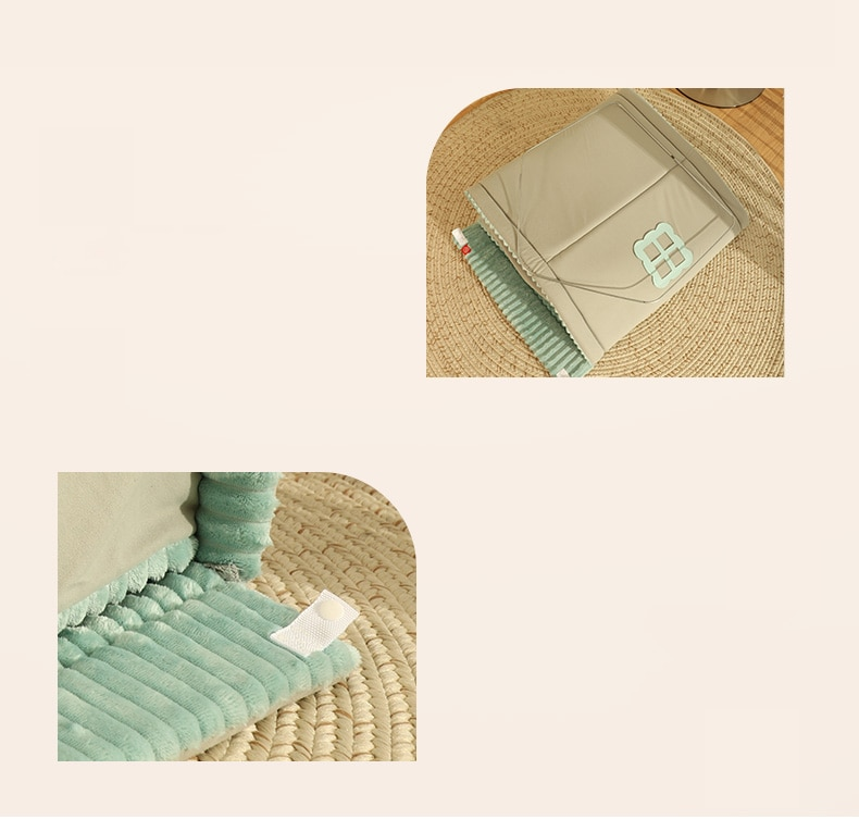 Pet House Bed with Single or Double Curtain – Nooksy™