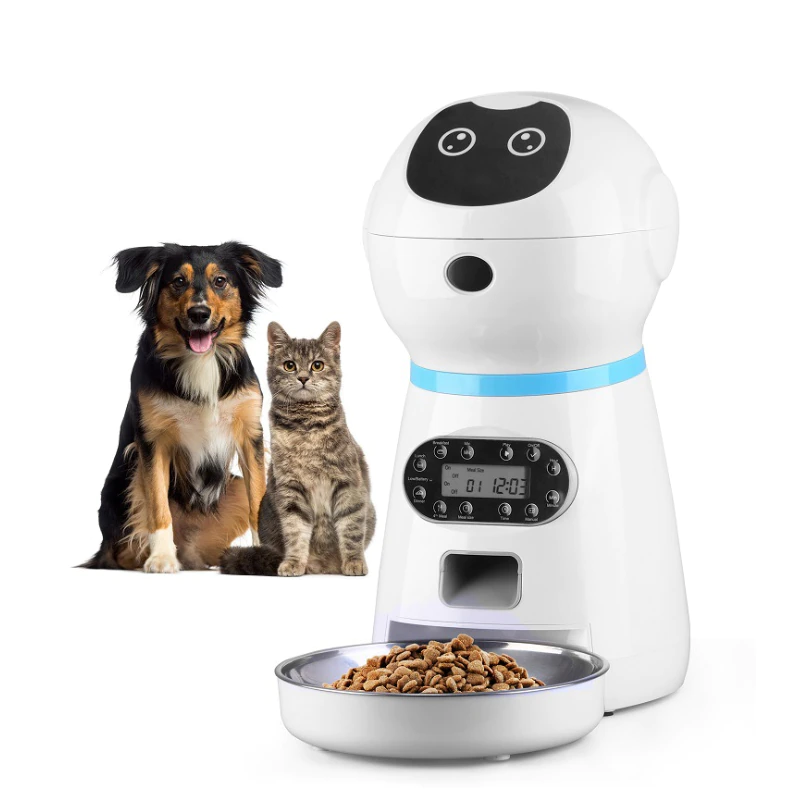 Smart Automatic Pet Feeder with Voice Recorder – Portiva™