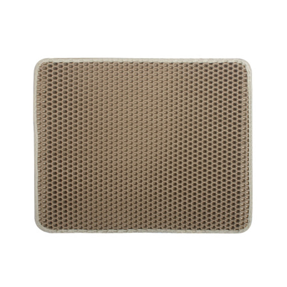 Cat Litter Trapping Mat with Double-Layer Waterproof Design – Trapzy™