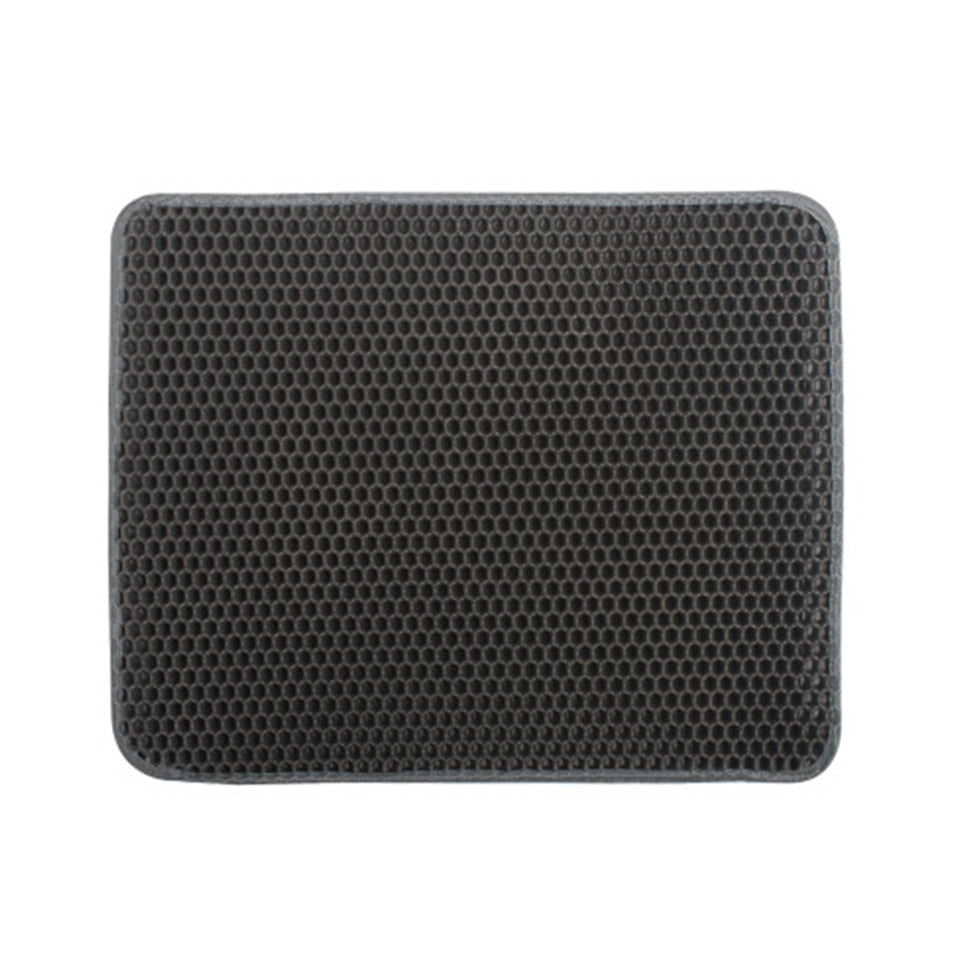 Cat Litter Trapping Mat with Double-Layer Waterproof Design – Trapzy™