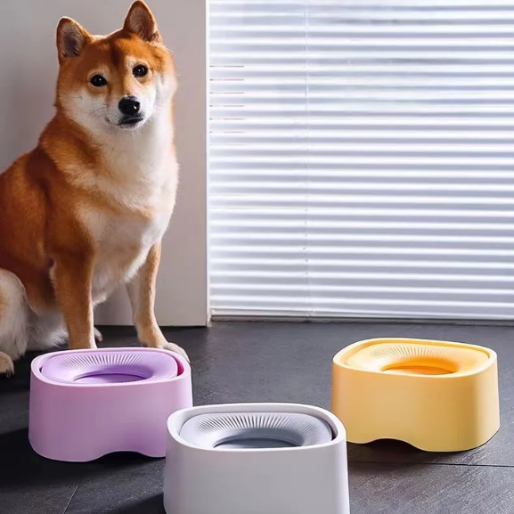 Floating Anti-Splash Pet Bowl – No-Spill Water Dish – Floatie™