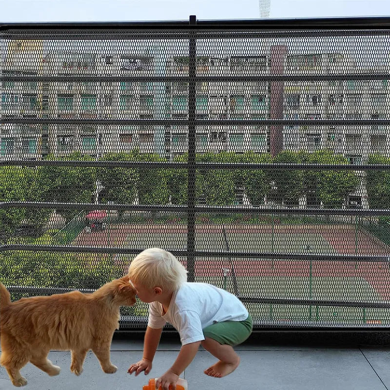Portable Foldable Pet Safety Gate for Dogs & Cats – Wardex™