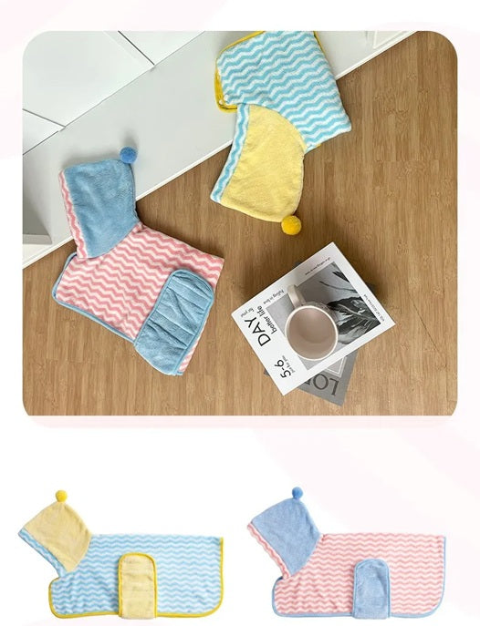 Ultra-Absorbent Pet Bath Towel, Sizes XS to XL, for Dogs & Cats – Sorbex™