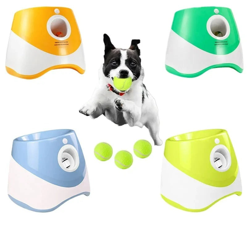 Automatic Ball Launcher & Treat-Dispensing Pet Toy – Flingo™