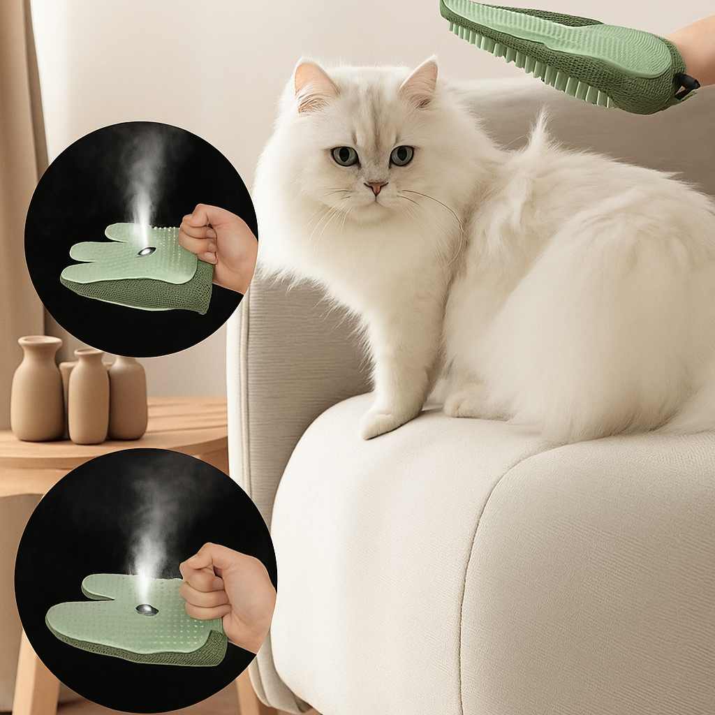 Reusable Pet Grooming Glove for Deshedding Dogs & Cats – Mittly™