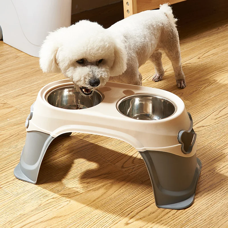 Ergonomic Elevated Pet Bowl Set with Non-Slip Stand – Levaro™