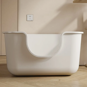 Open Top Cat Litter Box, Easy-Clean & Reusable – Trayzo™