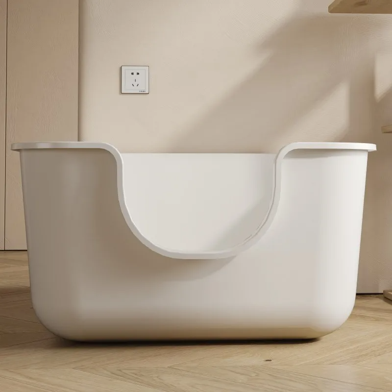 Open Top Cat Litter Box, Easy-Clean & Reusable – Trayzo™
