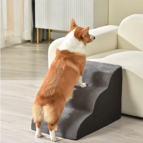 Non-Slip Memory Foam Pet Stairs for Dogs & Cats – Klimbo™