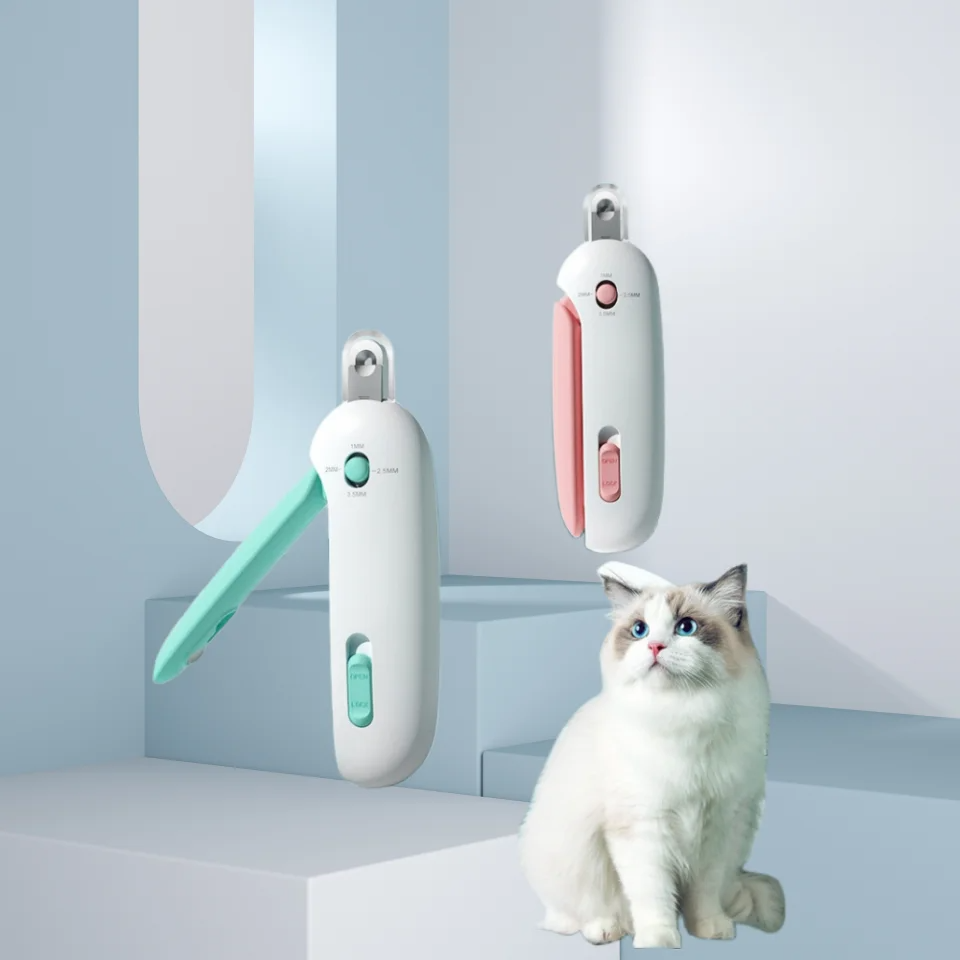 Adjustable Pet Nail Clipper with Safety Lock for Dogs & Cats – Klipzo™