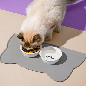 Silicone Pet Feeding Mat for Bowls – Waterproof, Non-Slip – Slikmat™