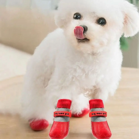 Waterproof Non-Slip Pet Socks with Adjustable Fit – PawShield™
