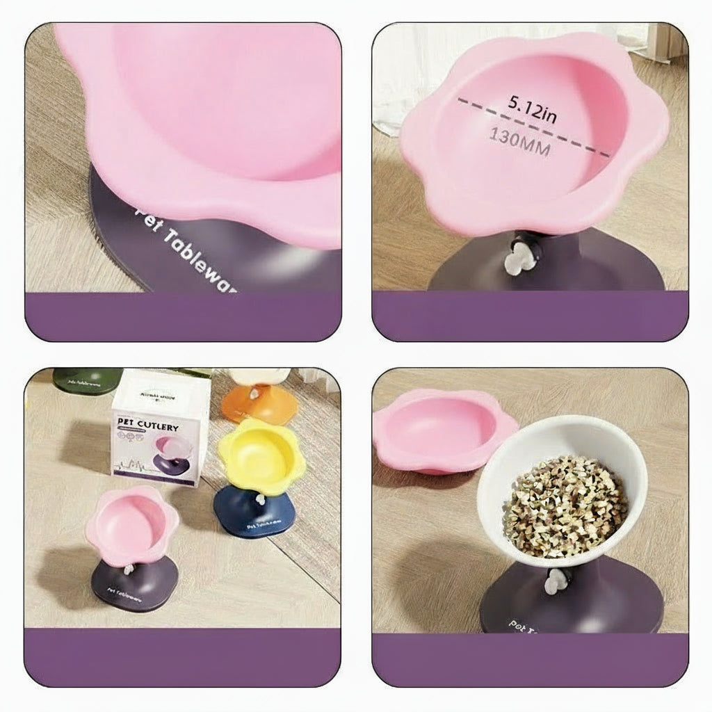 Adjustable Elevated Pet Bowl for Dogs & Cats – Bowlift™