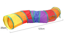 Collapsible Cat Play Tunnel with Hanging Ball – Loopa™