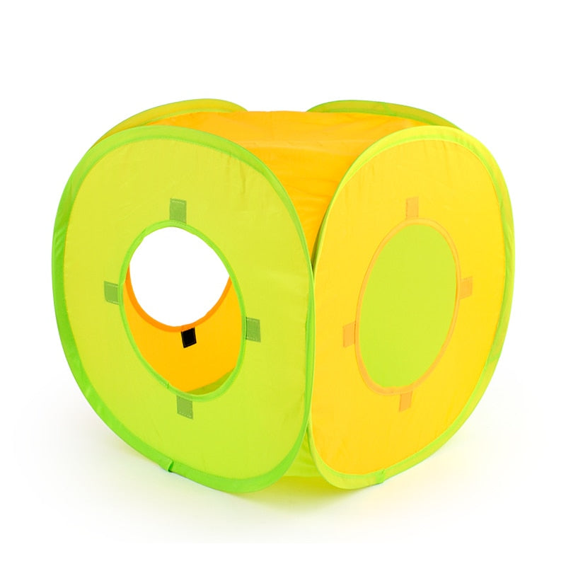 Collapsible Cat Play Tunnel with Hanging Ball – Loopa™