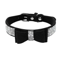 Rhinestone Leather Pet Collar for Small & Medium Dogs and Cats – Glinta™
