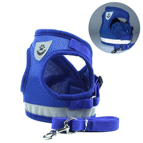 Adjustable Vest Harness & Leash Set for Dogs & Cats – Harnexo™