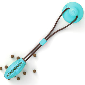 Grid Chew Toy with Suction Cup & Treat Dispenser – Nibblo™