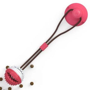 Grid Chew Toy with Suction Cup & Treat Dispenser – Nibblo™