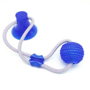 Grid Chew Toy with Suction Cup & Treat Dispenser – Nibblo™