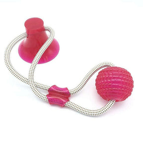Grid Chew Toy with Suction Cup & Treat Dispenser – Nibblo™