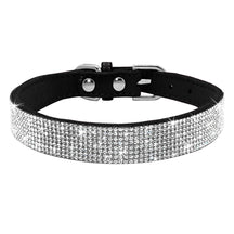 Rhinestone Leather Pet Collar for Small & Medium Dogs and Cats – Glinta™