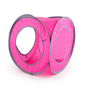 Collapsible Cat Play Tunnel with Hanging Ball – Loopa™