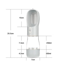 Portable Pet Water & Food Bottle - BPA-Free Travel Feeder – Sipwell™