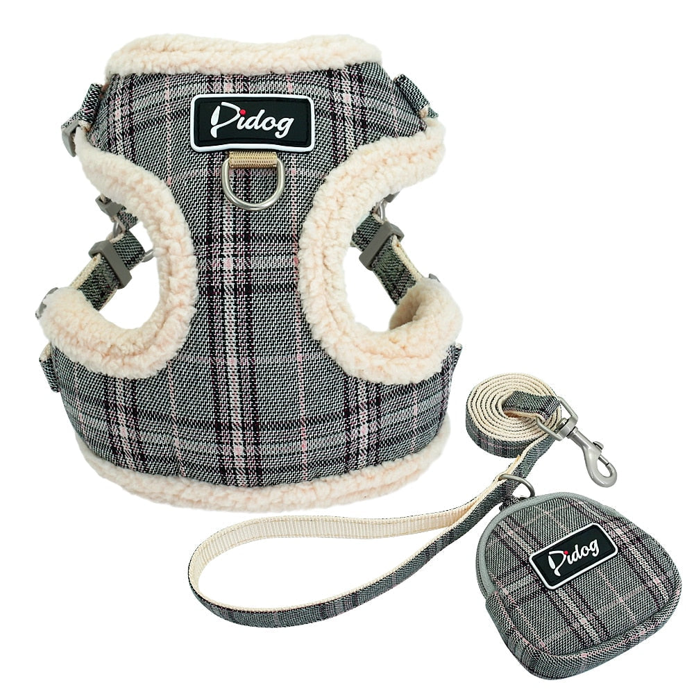 Dog Vest Harness with Leash & Storage Pouch – Vantro™