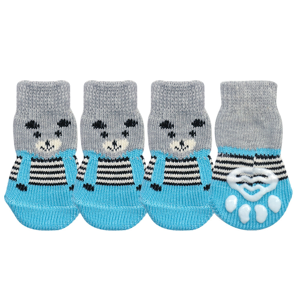 Pet Lover Socks – 4-Piece Cotton Set for Dogs & Cats – Padstep™