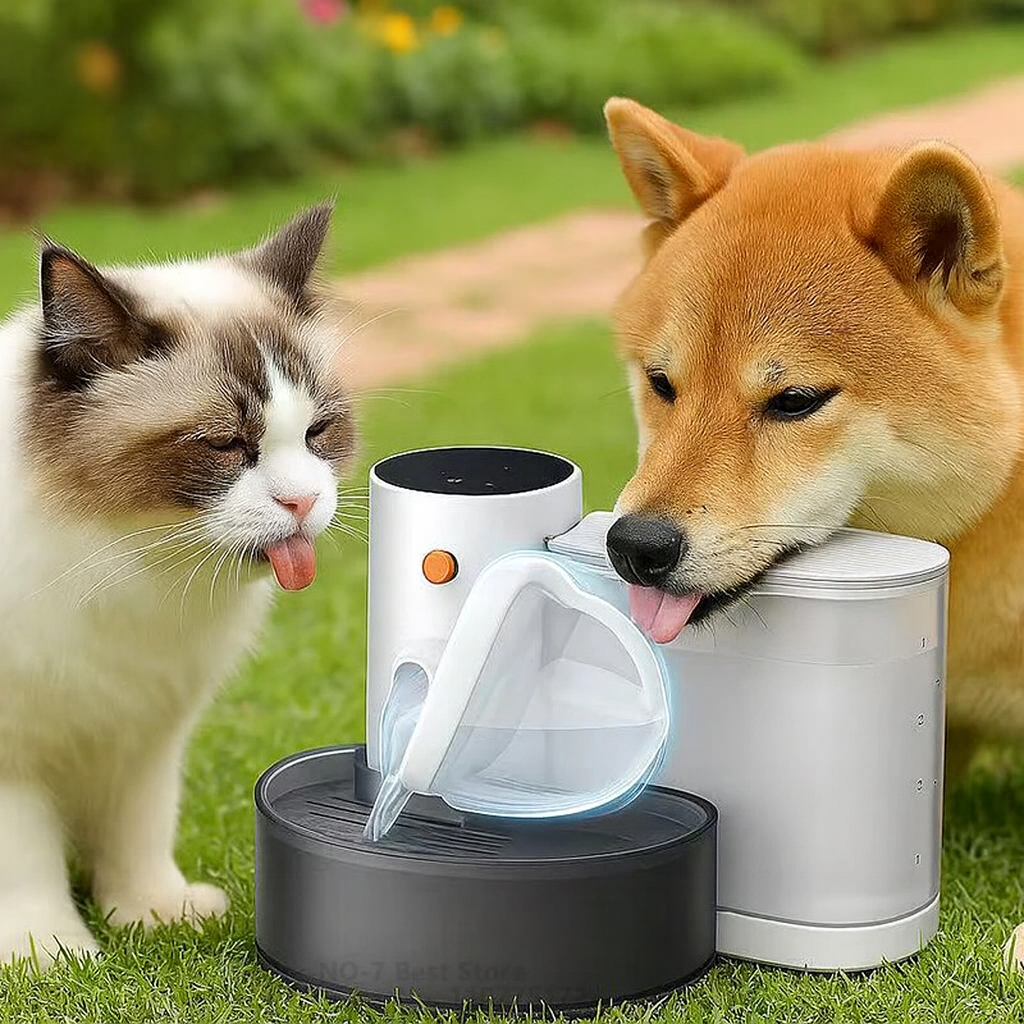 Automatic Pet Water Fountain with Smart Recharge – Flowvia™