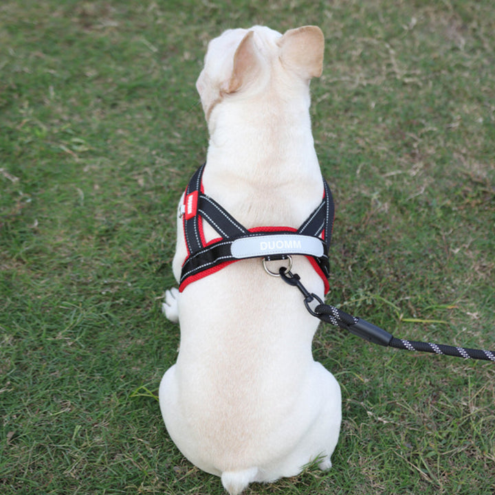Soft Nylon Pet Chest Harness with Reflective Strip – Ondera™
