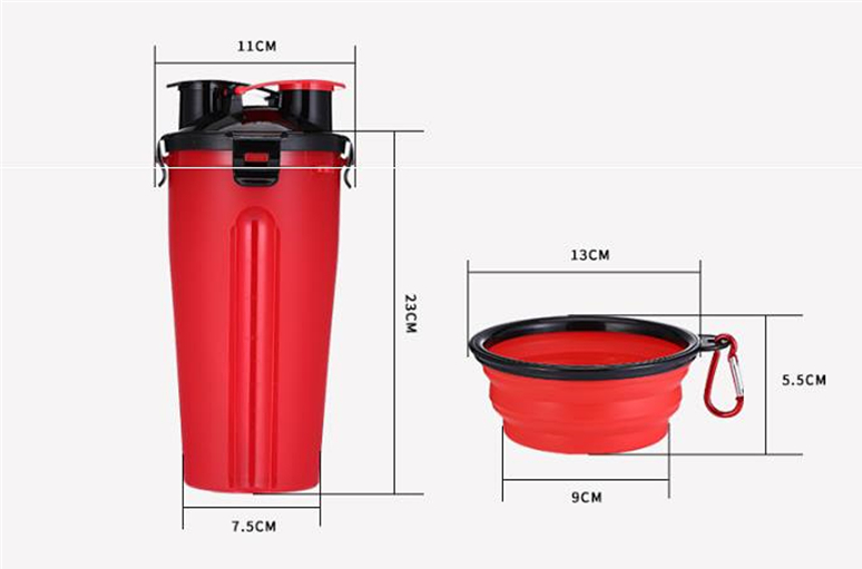 3-Piece Pet Feeding Kit with Portable Water & Food Bottle – Muncho™