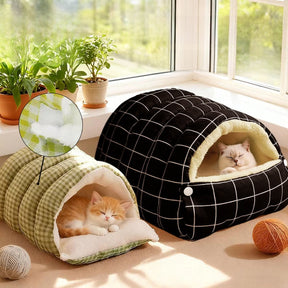 Convertible Pet Cave Bed with Removable Cover – Truddel