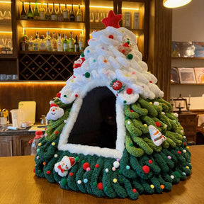 Christmas Tree Pet Cave Bed DIY Decorating Kit – MerryNook™