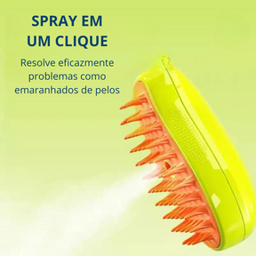 3-in-1 Steam Pet Grooming Brush for Dogs & Cats – Steamly™