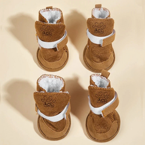 Warm Adjustable Dog Boots with Non-Slip Soles – Loafly™